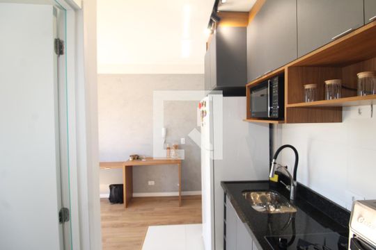 Sala / Cozinha de apartamento à venda com 1 quarto, 30m² em Vila Pauliceia, São Paulo