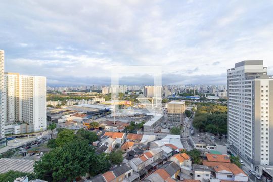 Vista Sala de apartamento à venda com 2 quartos, 49m² em Vila Arcadia, São Paulo