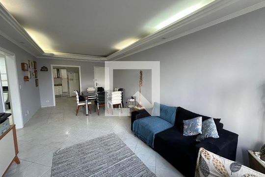 Sala de apartamento para alugar com 2 quartos, 90m² em Centro, São Vicente