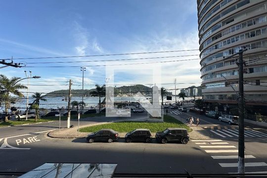 Vista da Sala de apartamento para alugar com 2 quartos, 90m² em Centro, São Vicente