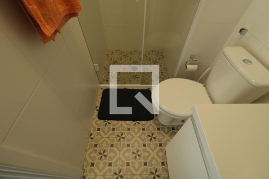 Banheiro de kitnet/studio à venda com 1 quarto, 34m² em Ipiranga, São Paulo