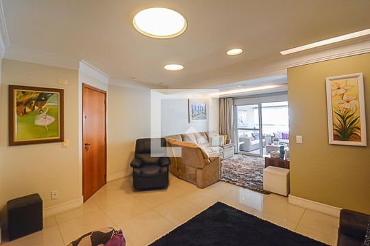 Sala de apartamento à venda com 4 quartos, 203m² em Jardim do Mar, São Bernardo do Campo