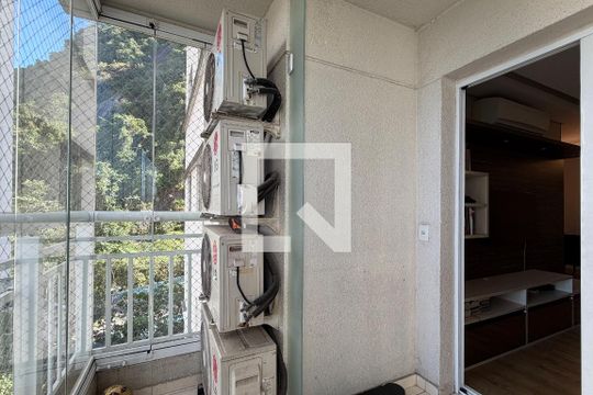 Varanda da Sala de apartamento para alugar com 3 quartos, 84m² em Marapé, Santos
