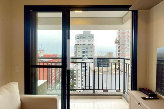 Varanda de kitnet/studio à venda com 1 quarto, 29m² em Pinheiros, São Paulo