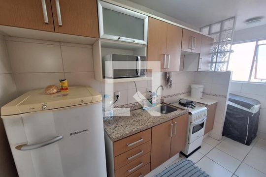 Cozinha de apartamento para alugar com 1 quarto, 40m² em Cidade Baixa, Porto Alegre