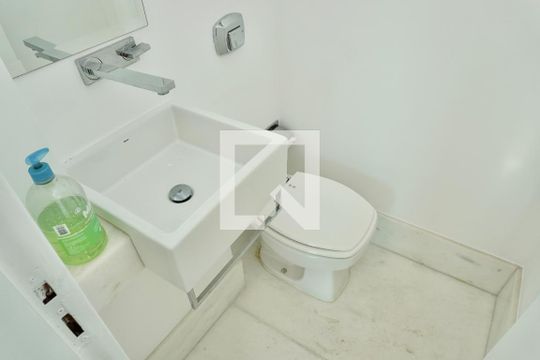 Sala - Lavabo   de apartamento à venda com 4 quartos, 135m² em Cruzeiro, Belo Horizonte