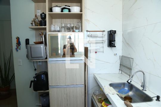 Cozinha de apartamento à venda com 3 quartos, 90m² em Setor Leste Vila Nova, Goiânia