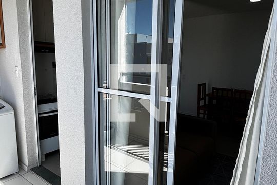 Varanda - Area de Serviço de apartamento para alugar com 2 quartos, 42m² em Jardim, Santo André