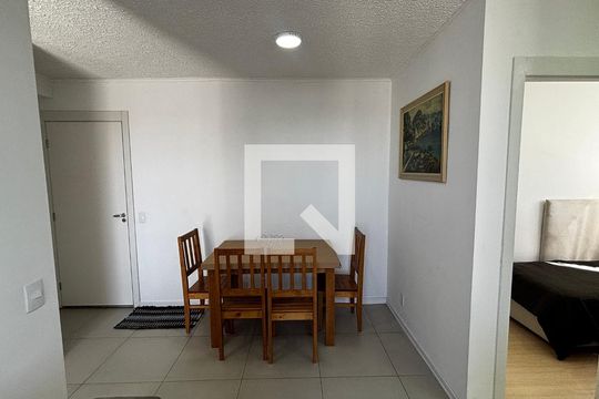 Sala - Sala de Jantar de apartamento para alugar com 2 quartos, 42m² em Jardim, Santo André