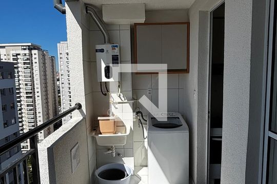 Varanda - Area de Serviço de apartamento para alugar com 2 quartos, 42m² em Jardim, Santo André