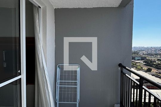 Varanda - Area de Serviço de apartamento para alugar com 2 quartos, 42m² em Jardim, Santo André