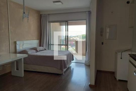 Sala/Quarto de kitnet/studio para alugar com 1 quarto, 43m² em Campo Belo, São Paulo