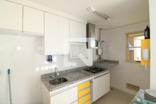 Sala / Cozinha de apartamento para alugar com 1 quarto, 46m² em Santana, São Paulo