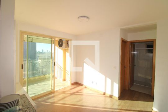 Sala / Cozinha de apartamento para alugar com 1 quarto, 46m² em Santana, São Paulo