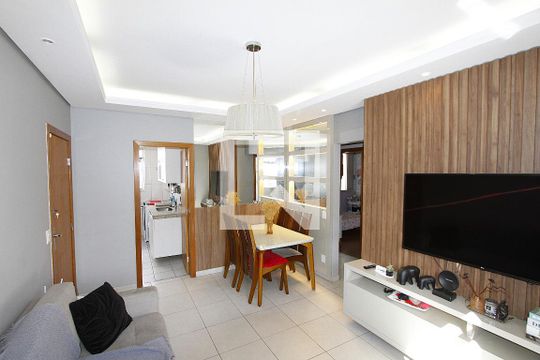 Sala de apartamento à venda com 3 quartos, 140m² em Monsenhor Messias, Belo Horizonte
