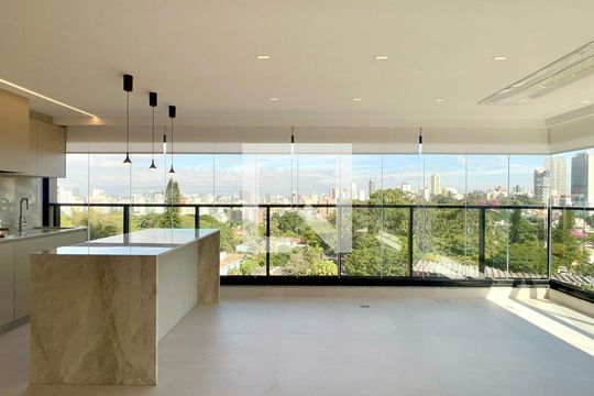 Varanda gourmet de apartamento para alugar com 4 quartos, 163m² em Pinheiros, São Paulo