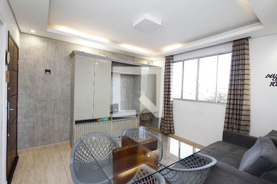 Sala de apartamento para alugar com 2 quartos, 53m² em Nova Gameleira, Belo Horizonte