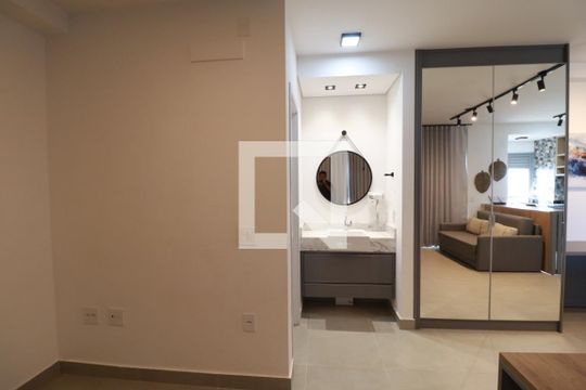 Sala de apartamento para alugar com 1 quarto, 50m² em Alto da Boa Vista, Ribeirão Preto