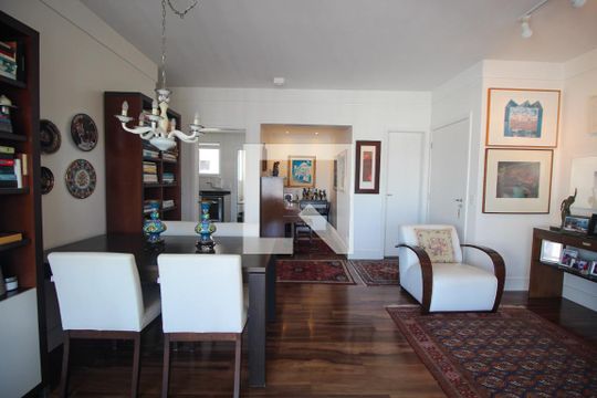 Sala de apartamento à venda com 3 quartos, 107m² em Vila Andrade, São Paulo
