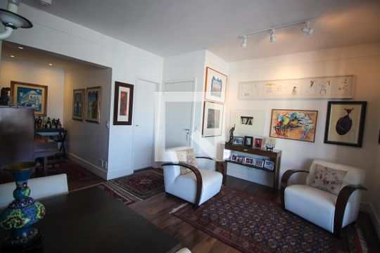 Sala de apartamento à venda com 3 quartos, 107m² em Vila Andrade, São Paulo