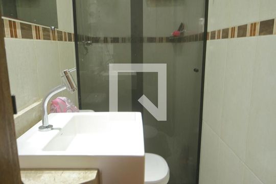 Banheiro da Suíte  de apartamento à venda com 2 quartos, 132m² em Jardim Portugal, São Bernardo do Campo