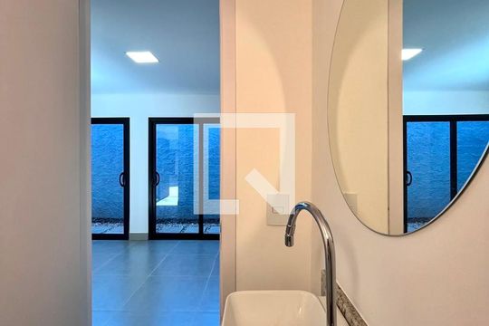 Lavabo de casa de condomínio para alugar com 3 quartos, 168m² em Chácara Primavera, Campinas