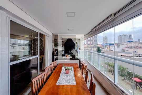 Varanda de apartamento à venda com 2 quartos, 90m² em Vila Carrão, São Paulo