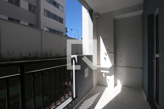 Varanda da Sala/cozinha de apartamento à venda com 2 quartos, 42m² em Cidade São Mateus, São Paulo