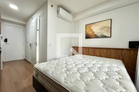 Sala/Quarto de kitnet/studio para alugar com 1 quarto, 30m² em Vila Clementino, São Paulo