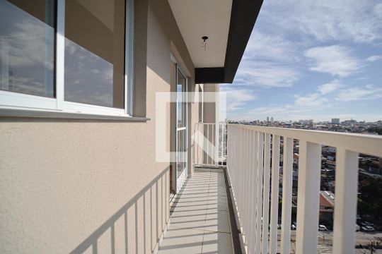 Varanda da Sala de apartamento para alugar com 2 quartos, 40m² em Jardim Maringa, São Paulo