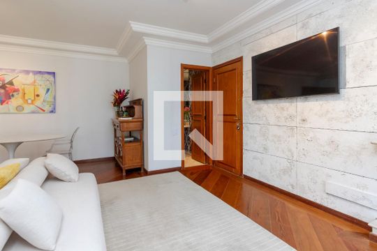 Sala de apartamento à venda com 3 quartos, 123m² em Brooklin, São Paulo