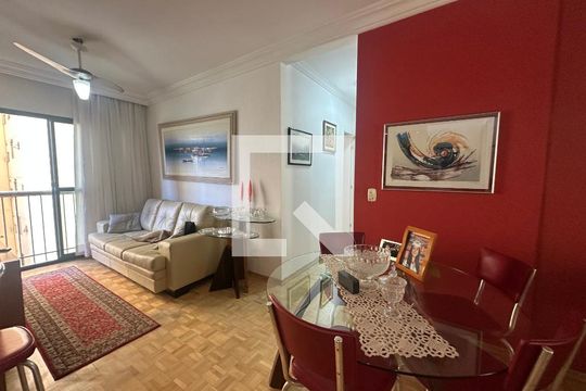 Sala de apartamento à venda com 2 quartos, 75m² em Alphaville Industrial, Barueri