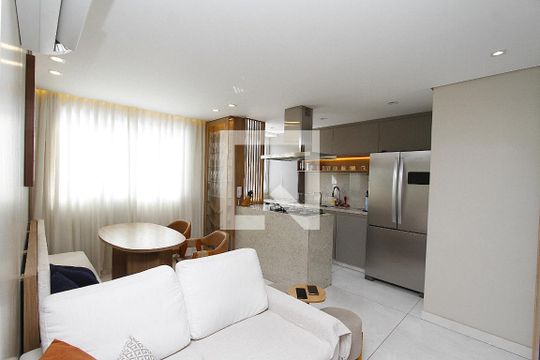 Sala de apartamento à venda com 2 quartos, 55m² em Salgado Filho, Belo Horizonte