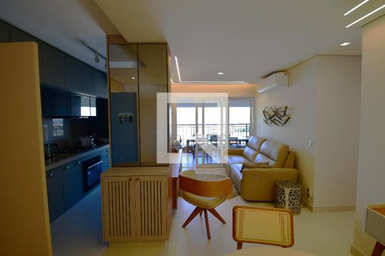 Sala de apartamento para alugar com 3 quartos, 80m² em Bonfim, Campinas