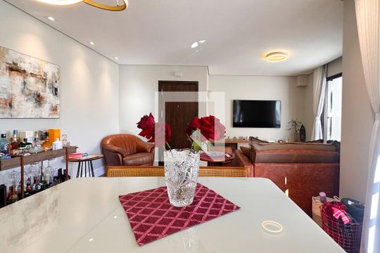 Sala de apartamento para alugar com 4 quartos, 130m² em Centro, São Bernardo do Campo