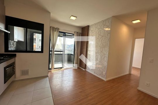 Sala de apartamento para alugar com 1 quarto, 48m² em Vila Pindorama, Barueri