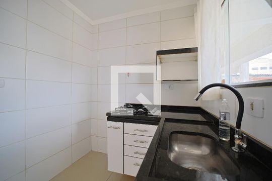 Sala/Cozinha de apartamento à venda com 1 quarto, 38m² em Vila Ré, São Paulo