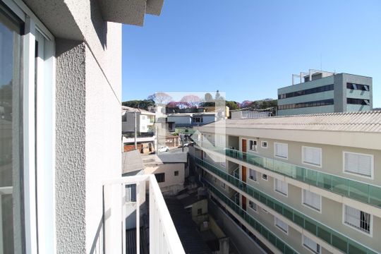 Sala / Cozinha - Varanda de apartamento para alugar com 2 quartos, 45m² em Santana, São Paulo
