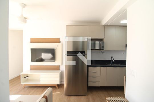 Sala / Cozinha de apartamento para alugar com 2 quartos, 45m² em Santana, São Paulo