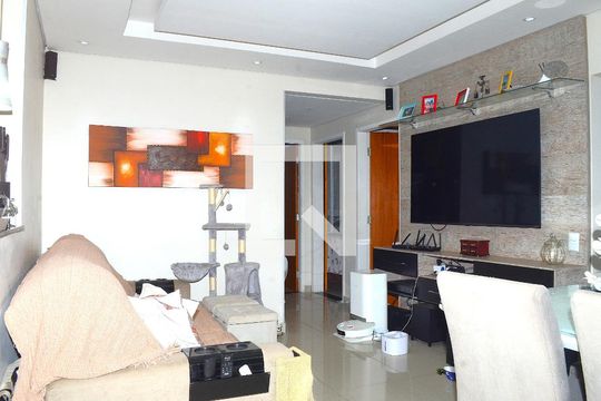 Sala de apartamento para alugar com 3 quartos, 60m² em Acaiaca, Belo Horizonte
