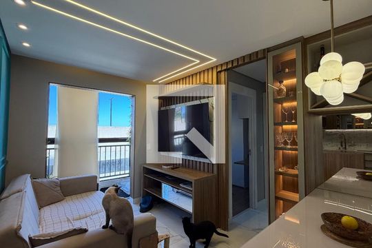 Sala de apartamento à venda com 2 quartos, 44m² em Anil, Rio de Janeiro