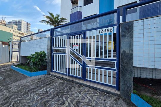 Fachada de apartamento para alugar com 3 quartos, 122m² em Vila Caiçara, Praia Grande