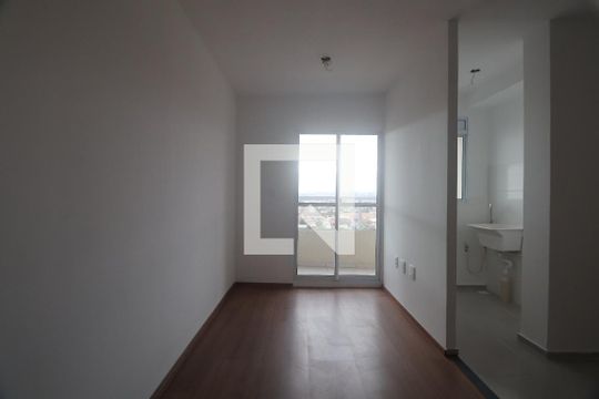 Sala/cozinha de apartamento para alugar com 2 quartos, 48m² em Fátima, Canoas