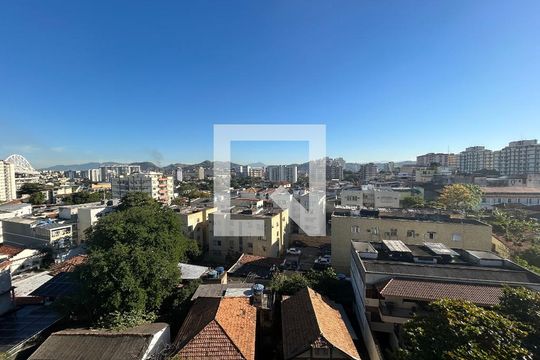 Varanda da Sala de apartamento para alugar com 2 quartos, 65m² em Todos Os Santos, Rio de Janeiro