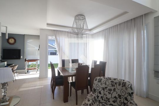 Sala de casa de condomínio para alugar com 4 quartos, 276m² em Neópolis, Gravataí