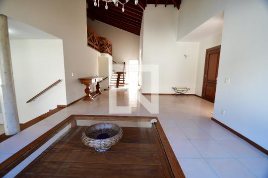 Sala de casa de condomínio à venda com 4 quartos, 500m² em Loteamento Alphaville Campinas, Campinas