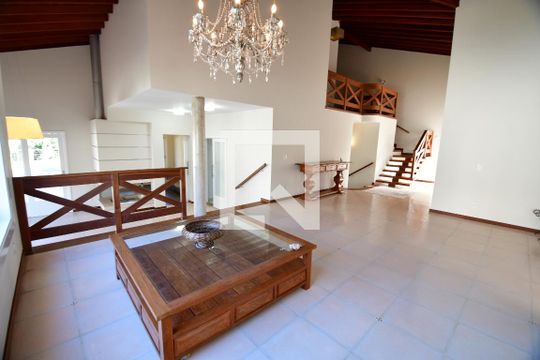 Sala de casa de condomínio à venda com 4 quartos, 500m² em Loteamento Alphaville Campinas, Campinas