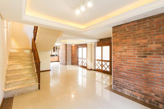 Sala 1 de casa de condomínio para alugar com 3 quartos, 347m² em Dom Feliciano, Gravataí