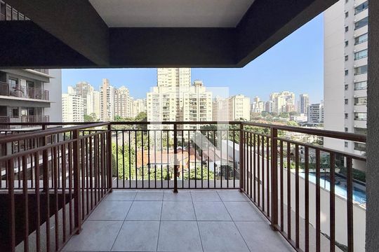 Sacada  de apartamento à venda com 2 quartos, 39m² em Brooklin, São Paulo