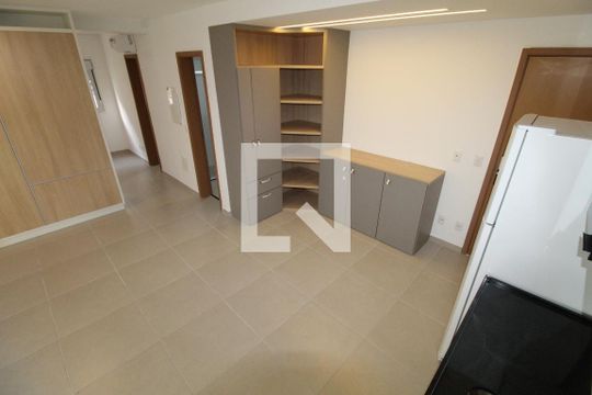 Sala / Cozinha de apartamento para alugar com 1 quarto, 50m² em Altos do Esplanada, São José dos Campos